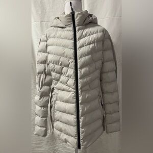 32 Degrees Women's Cream Puffer Jacket